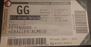 Toegangskaart Feyenoord – Heracles Almelo