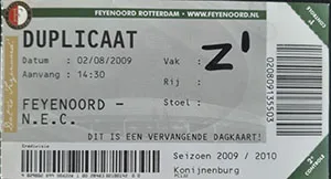 Toegangskaart Feyenoord – SC NEC