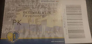 Toegangskaart RKC Waalwijk – Feyenoord