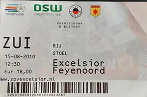 Toegangskaart Excelsior – Feyenoord
