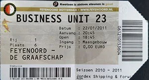 Toegangskaart Feyenoord – De Graafschap