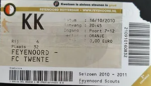 Toegangskaart Feyenoord – FC Twente