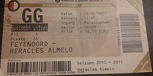 Toegangskaart Feyenoord – Heracles Almelo
