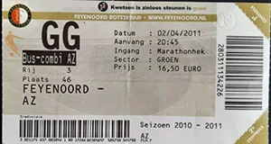 Toegangskaart Feyenoord – AZ