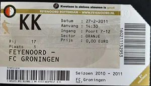 Toegangskaart Feyenoord – FC Groningen