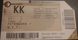 Toegangskaart Feyenoord – SC NEC