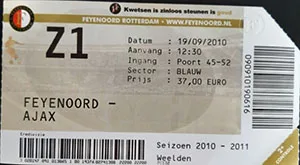 Toegangskaart Feyenoord – AFC Ajax