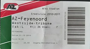 Toegangskaart AZ – Feyenoord