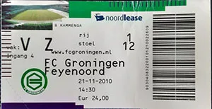 Toegangskaart FC Groningen – Feyenoord