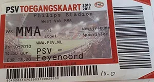 Toegangskaart PSV – Feyenoord