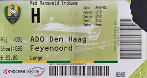 Toegangskaart ADO Den Haag – Feyenoord
