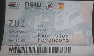 Toegangskaart Excelsior – Feyenoord