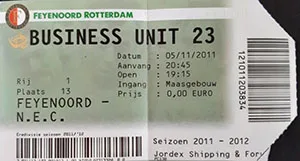 Toegangskaart Feyenoord – SC NEC