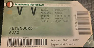 Toegangskaart Feyenoord – AFC Ajax