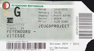 Toegangskaart Feyenoord – Vitesse