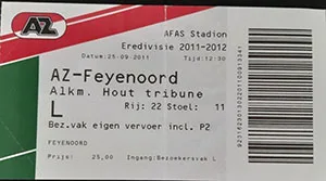 Toegangskaart AZ – Feyenoord