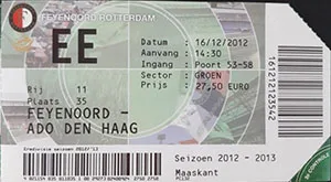 Toegangskaart Feyenoord – ADO Den Haag