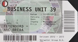 Toegangskaart Feyenoord – NAC Breda