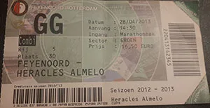 Toegangskaart Feyenoord – Heracles Almelo