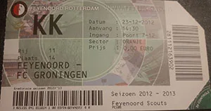 Toegangskaart Feyenoord – FC Groningen