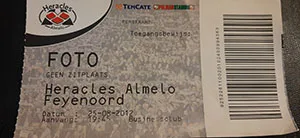 Toegangskaart Heracles Almelo – Feyenoord