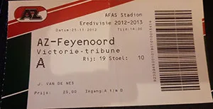 Toegangskaart AZ – Feyenoord
