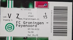 Toegangskaart FC Groningen – Feyenoord