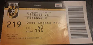 Toegangskaart Vitesse – Feyenoord