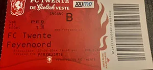 Toegangskaart FC Twente – Feyenoord