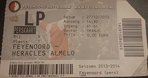 Toegangskaart Feyenoord – Heracles Almelo