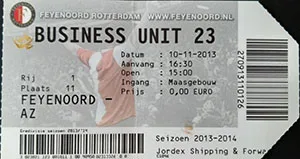 Toegangskaart Feyenoord – AZ