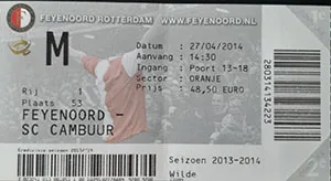 Toegangskaart Feyenoord – Cambuur