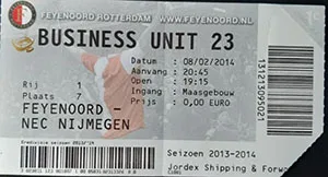 Toegangskaart Feyenoord – SC NEC