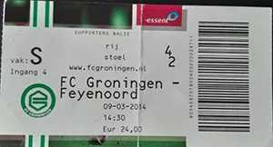 Toegangskaart FC Groningen – Feyenoord