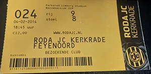 Toegangskaart Roda JC – Feyenoord