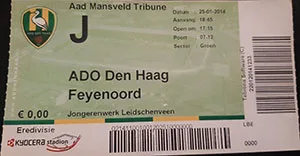 Toegangskaart ADO Den Haag – Feyenoord