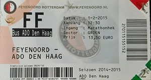 Toegangskaart Feyenoord – ADO Den Haag