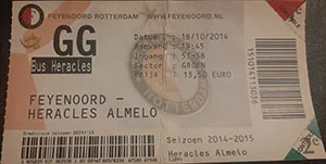 Toegangskaart Feyenoord – Heracles Almelo