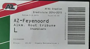 Toegangskaart AZ – Feyenoord