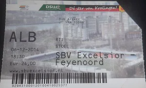 Toegangskaart Excelsior – Feyenoord