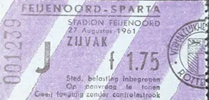 Toegangskaart Feyenoord – Sparta Rotterdam