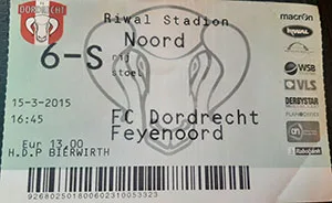 Toegangskaart FC Dordrecht – Feyenoord