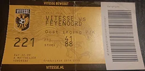Toegangskaart Vitesse – Feyenoord
