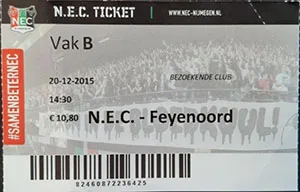 Toegangskaart SC NEC – Feyenoord