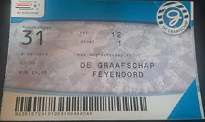 Toegangskaart De Graafschap – Feyenoord