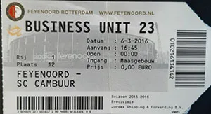 Toegangskaart Feyenoord – Cambuur