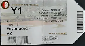 Toegangskaart Feyenoord – AZ