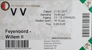 Toegangskaart Feyenoord – Willem II