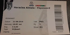 Toegangskaart Heracles Almelo – Feyenoord