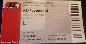 Toegangskaart AZ – Feyenoord